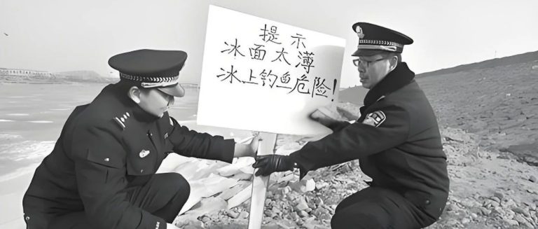 野河冰钓虽好，不是谁都能玩的！选错一点，命都搭上！